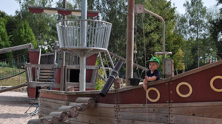 F&uuml;r Kinder bietet der Freizeitpark Villeneuve-sur-Lot viele M&ouml;glichkeiten. zu spielen und sich auszutoben. Foto: Dieter Seyfarth