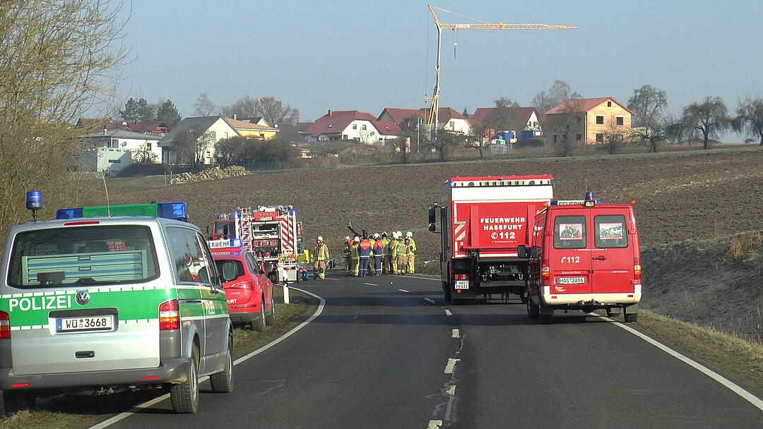 Kreis Haßberge: 29-Jährige stirbt bei schwerem Frontal-Crash