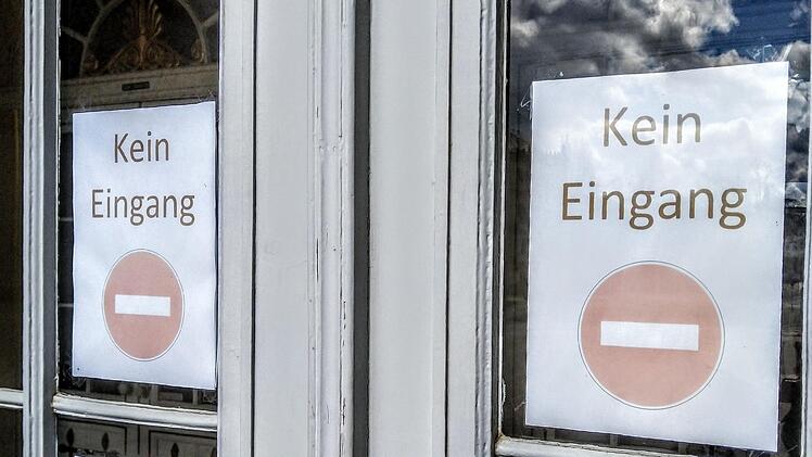 Draußen vor der Tür: In Lockdown-Zeiten muss das Landestheater weiterhin geschlossen bleiben.Foto: Jochen Berger