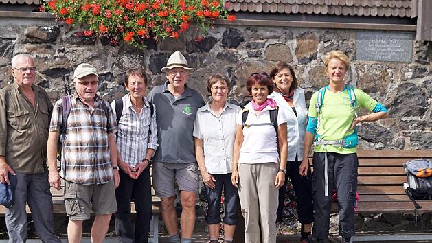 Die Teilnehmer der Wanderung mit dem Alpenverein.  Foto: Heinz Steidle