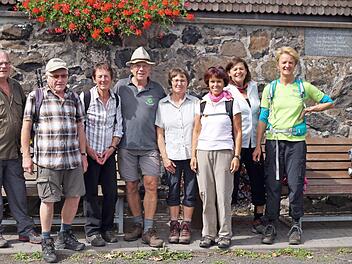 Die Teilnehmer der Wanderung mit dem Alpenverein.  Foto: Heinz Steidle