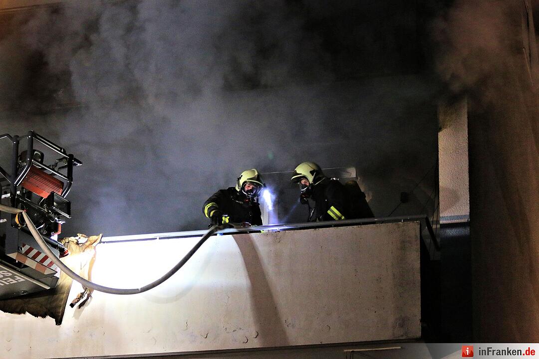 Brand in Mehrfamilienhaus in Memmelsdorf