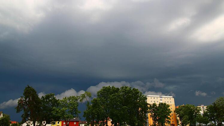 Ein Unwetter tobte am 22. Juli über Bamberg und den Landkreis Foto: Fedinand Merzbach