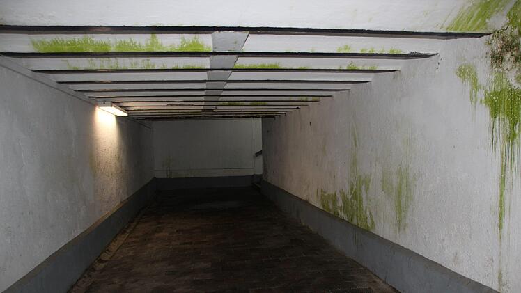 Die Unterführung am Bahnhof Stockheim. Foto: Andreas Schmitt