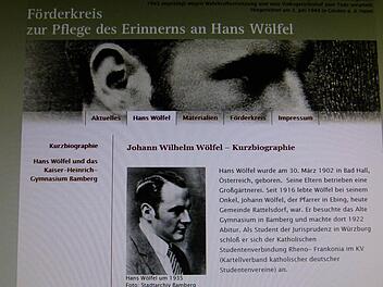 Auf der neuen Homepage des Förderkreises sind die Materialien zu Hans Wölfel übersichtlich gegliedert und gestaltet. Foto: Marion Krüger-Hundrup