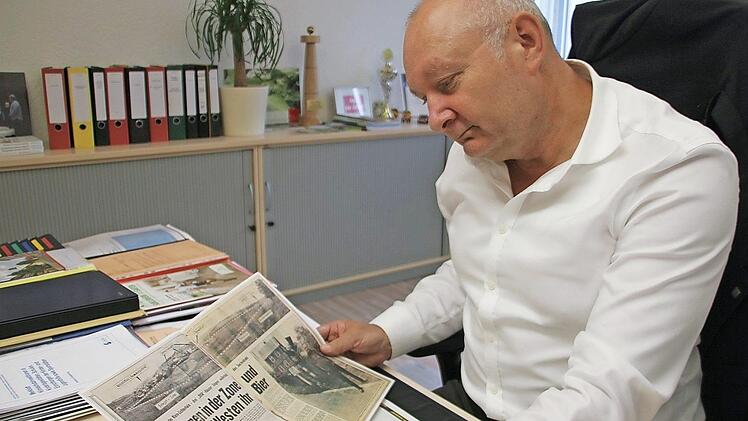 Peter Ebertsch ist seit November 2013 Bürgermeister von Tettau. Foto: Veronika Schadeck