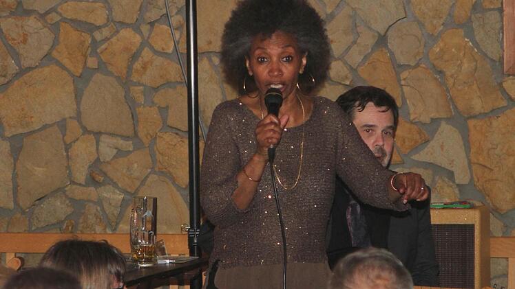 Sydney Ellis immer leidenschaftlich in Aktion Foto: Günther Geiling