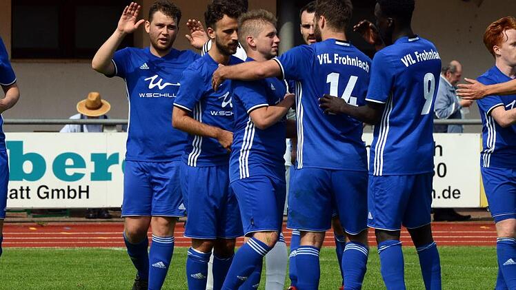 Am Samstag durften sich die Frohnlacher über ihren zweiten Auswärtssieg 17/18 freuen - nun soll ein weiterer in der Relegation folgen.  Foto: Dirk Meier