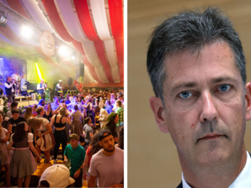 W&uuml;rzburg: Oberb&uuml;rgermeister Christian Schuchardt feierte selbst zu "Layla"