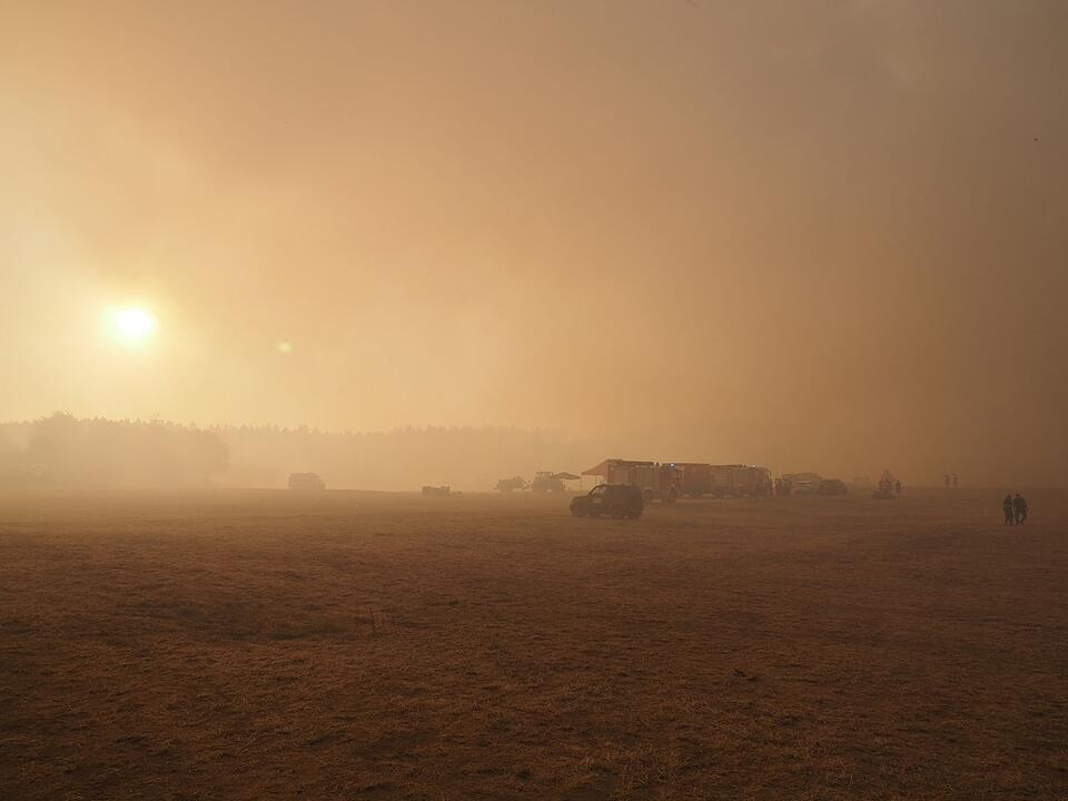 Waldbrand im H&uuml;rtgenwald
