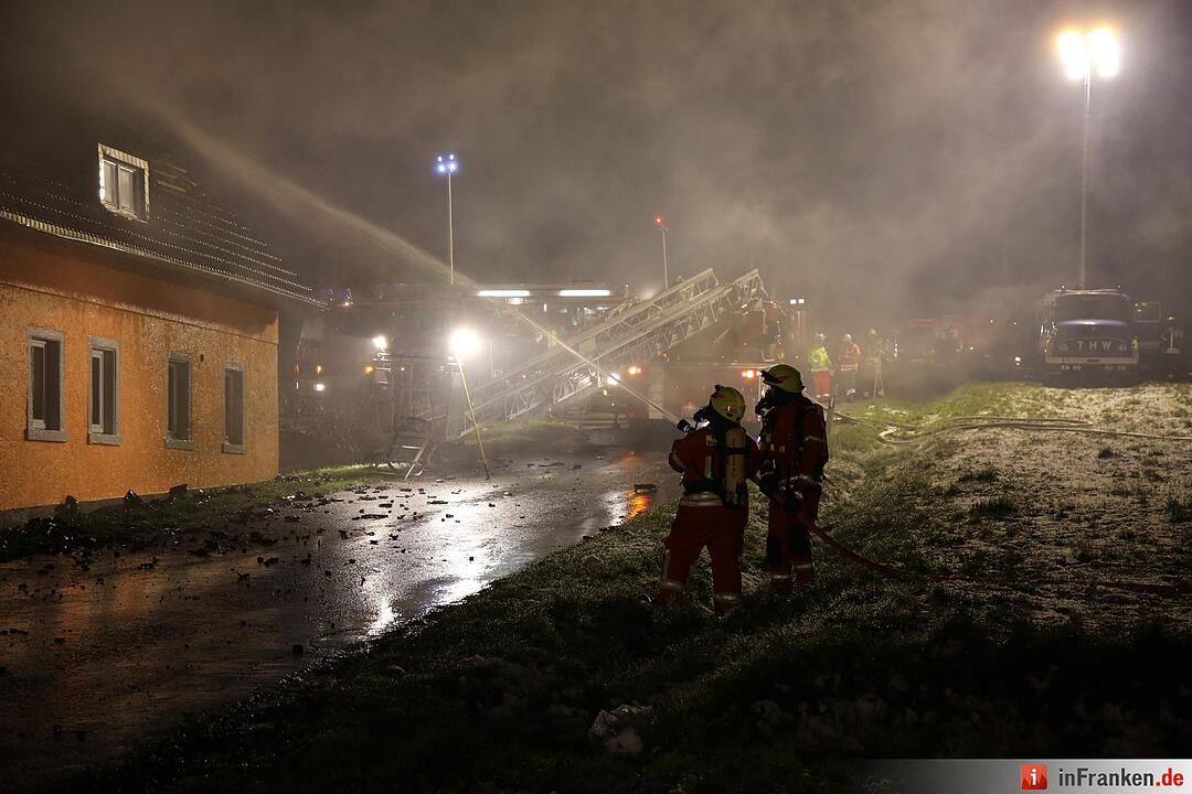 Brand in Kunreuth (Kreis Kulmbach)