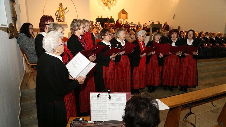 Die Obertrubacher Frauensinggruppe Foto: Franz Galster