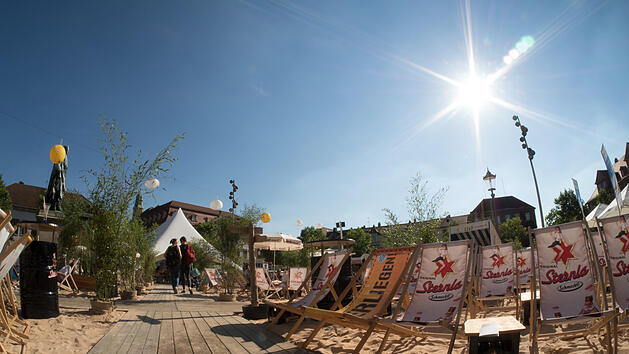 Der Schlossstrand in Erlangen soll in abgespeckter Version stattfinden.