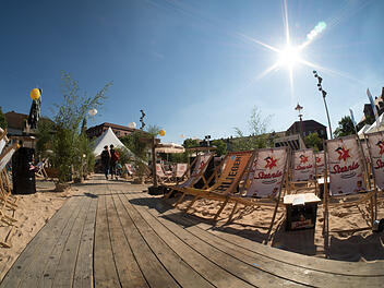 Der Schlossstrand in Erlangen soll in abgespeckter Version stattfinden.