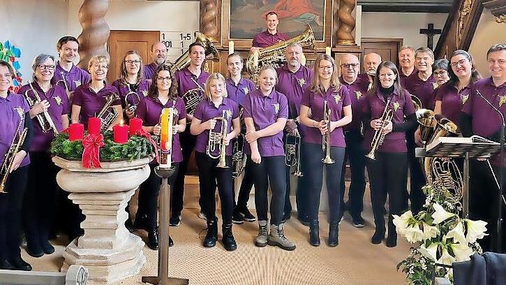 Der Posaunenchor gab ein Jubil&auml;umskonzert in der Lukaskirche Kunreuth.