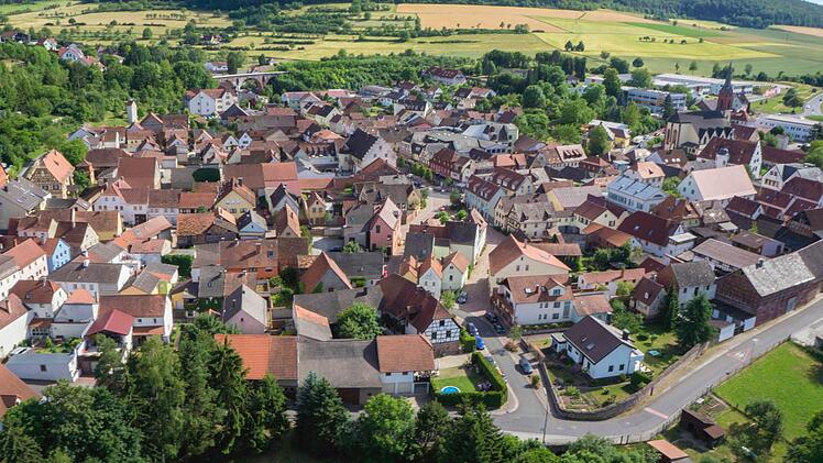 So sieht die Drohne Euerdorf von oben. Foto: privat