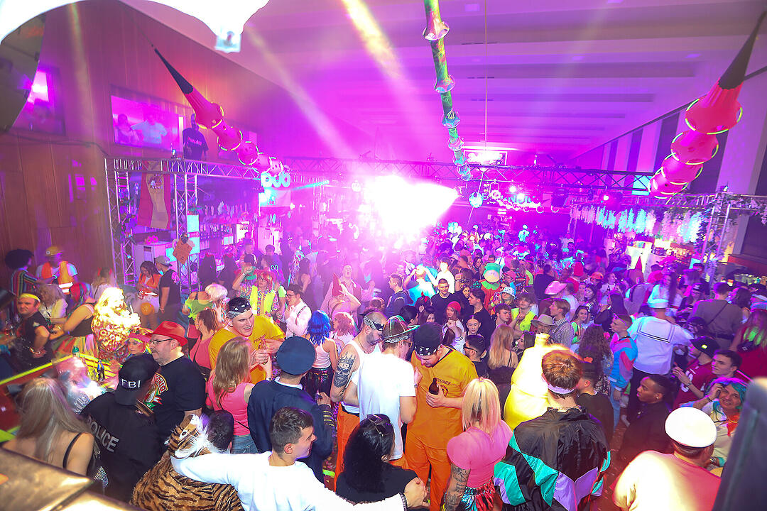 Beste Partystimmung in der Stadthalle
