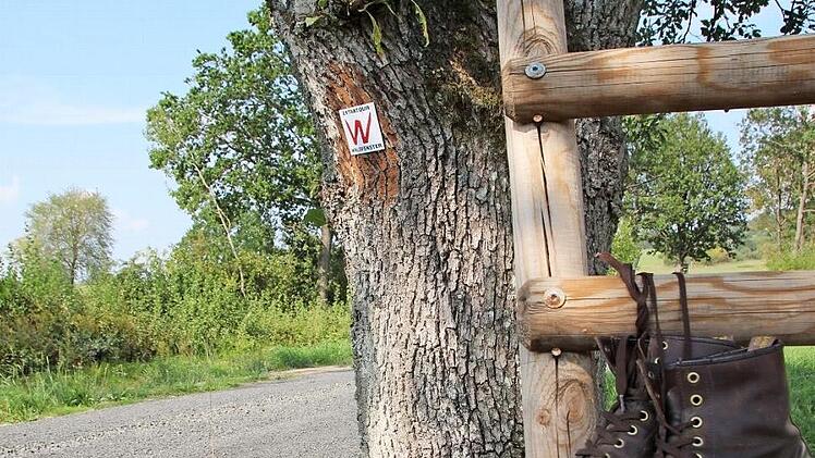 Oberhalb von Stangenroth soll ein neuer Wanderweg entstehen. Entlang der Route werden einige Schautafeln auf verschiedene geschichtliche und ökologische Aspekte der Region eingehen.  Foto: Archiv: Johannes Schlereth