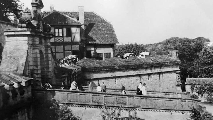 Zugang zur Veste Coburg, historische Aufnahme aus dem Jahr 1963Foto: Archiv