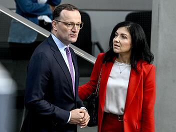 Unionsfraktionschef Spahn und Wirtschaftsministerin Reiche