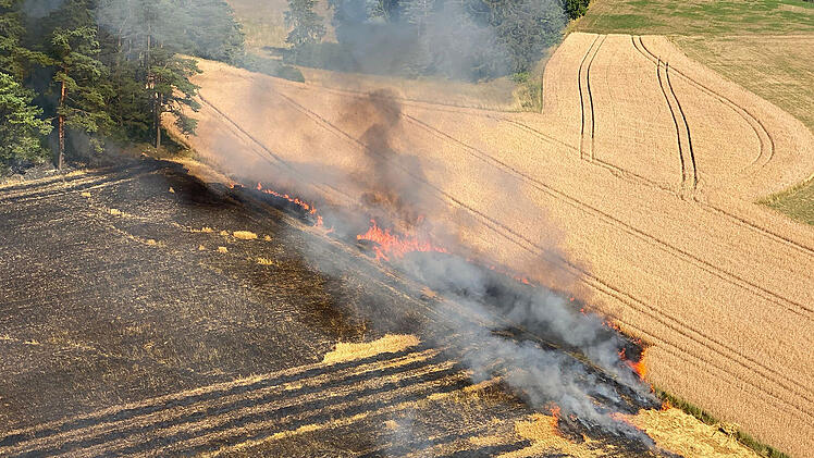 Hohe Waldbrandgefahr in Franken: Beh&ouml;rden ergreifen Ma&szlig;nahmen