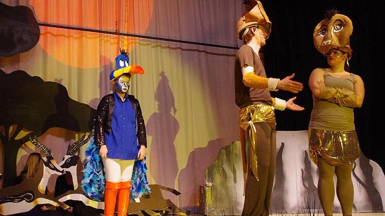 Das Musical "König der Löwen" bildete den fulminanten Abschluss des Büttenabends. Fotos: Heike Schülein