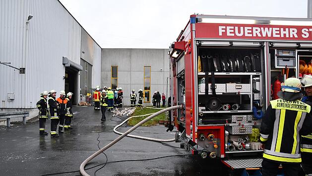 Mehrere Feuerwehren waren am Brandrot eingesetzt.FF Stockheim