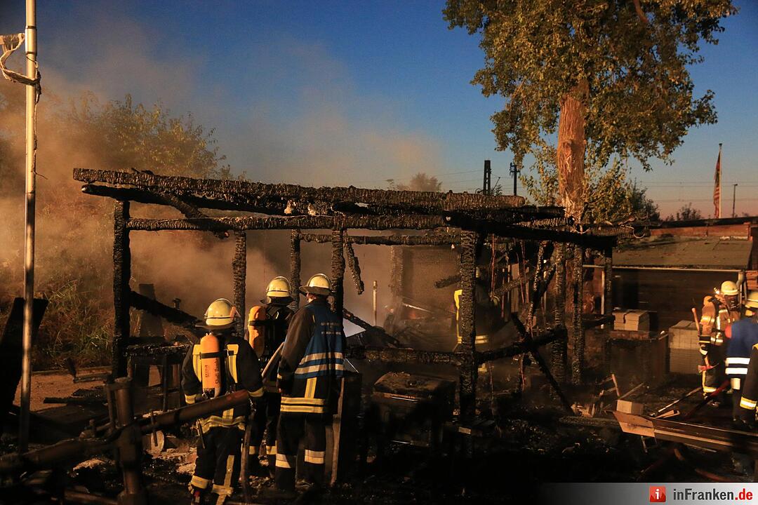 Feuer in Bamberg - Mann erleidet schwerste Verletzungen