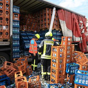 Mineralwasser auf der Autobahn: Und wieder wird gegafft