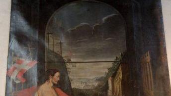 Das "Noli me tangere" war fr&uuml;her vor&uuml;bergehend Altarbild der Kirche und entstand um 1650.  Foto: Markus Hauck/pow