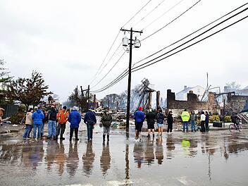 Der Hurrikan "Sandy"  ist über den Osten der USA gezogen. Foto: Ramin Talaie/dpa