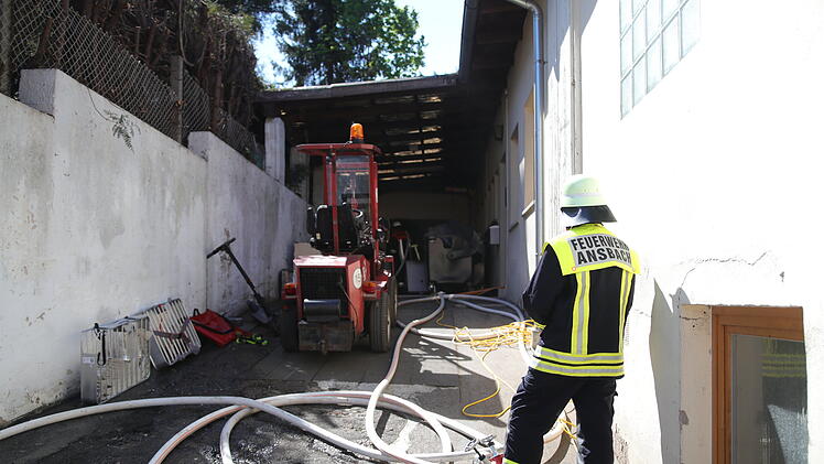 Brand in Absauganlage in Ansbacher Industriebetrieb