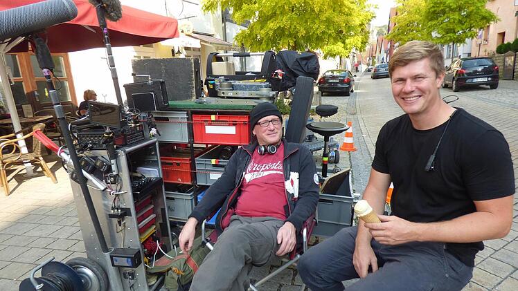 Andreas Otto und Daniel Krause vom Filmteam Foto: Thomas Weichert