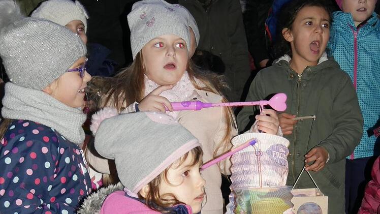 Viel Spaß hatten die Kinder beim Laternelaufen. Foto: Manja von Nida