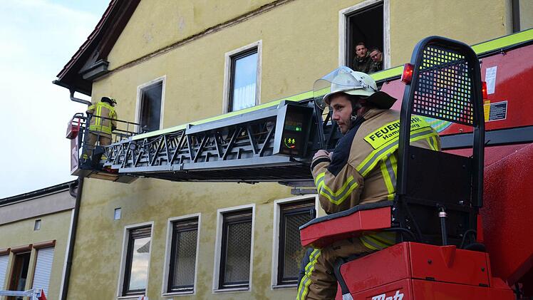 Großübung in Gauaschach  Foto: Jana Keul