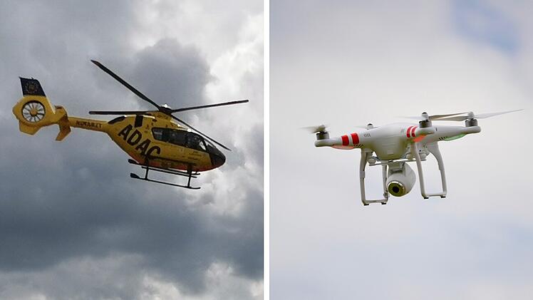 Uniklinik Erlangen: Rettungshubschrauber kann wegen Drohne nicht landen
