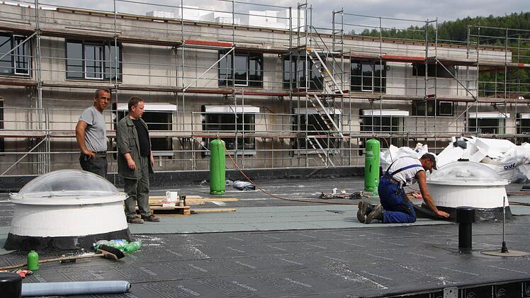 Eindrücke von der Baustelle Haus Waldenfels. Foto: Ralf Ruppert