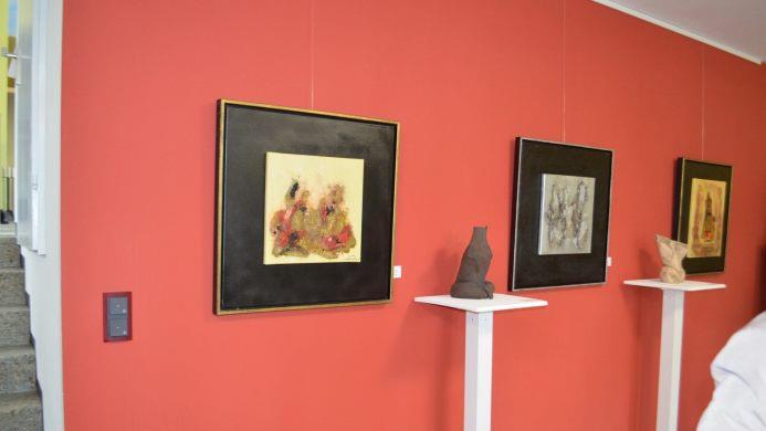 Während der Kunstwoche in Ramsthal sind an 25 Stationen die Werke der 33 Künstler zu sehen. Foto: Andreas Lomb