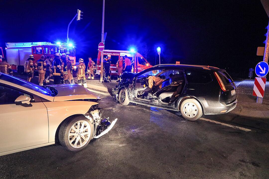Schwerer Unfall zwischen Bamberg und Memmelsdorf