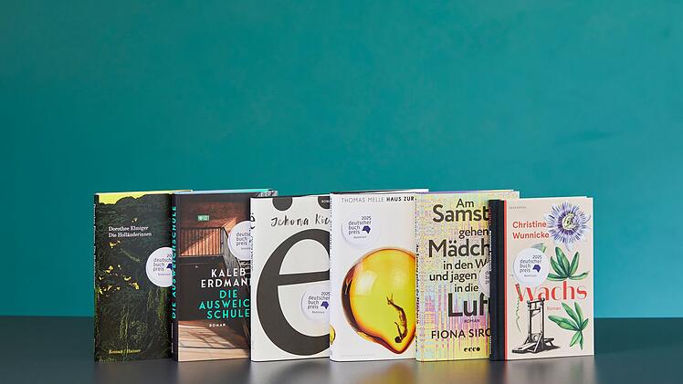 Bücher der Shortlist für den Buchpreis