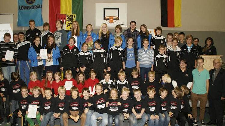 Zahlreiche junge Sportler wurden in Limbach für ihre außergewöhnlichen Leistungen geehrt