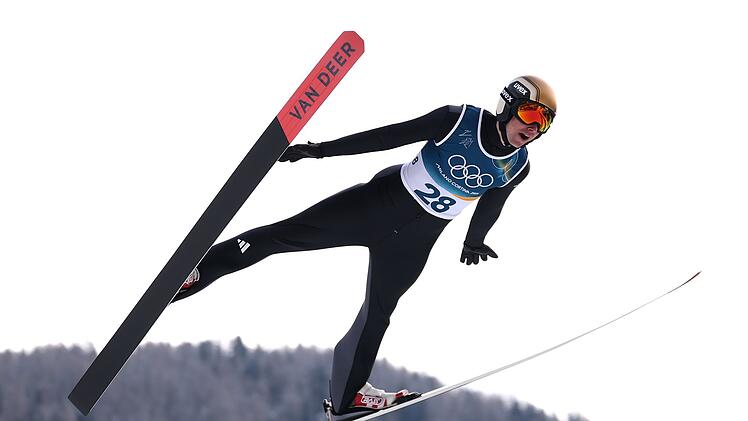 Nach dem Springen konnte sich der Nordische Kombinierer Vinzenz Geiger noch Medaillenchancen ausrechnen.