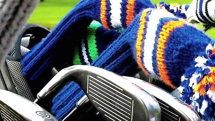 Mit Strickmützen für Golfschläger will der gebürtige Kulmbacher Matthias Schneider den riesigen Golf-Markt in Europa erobern. Foto: privat