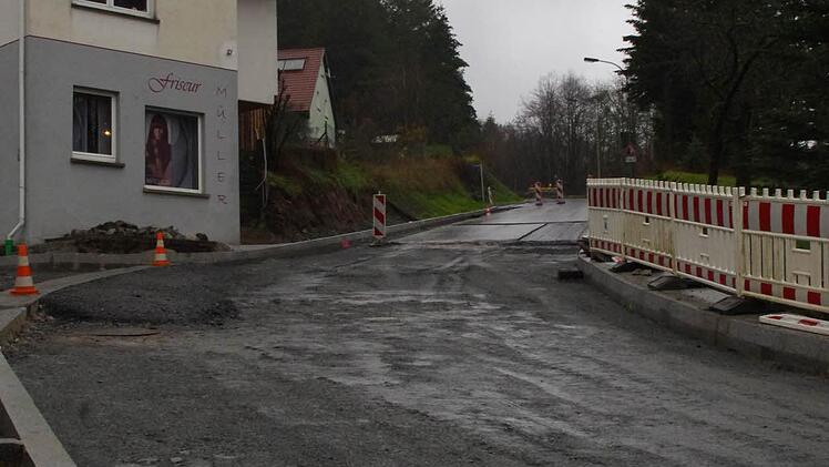 Bauarbeiten in Steinberg. Foto: Marco Meißner