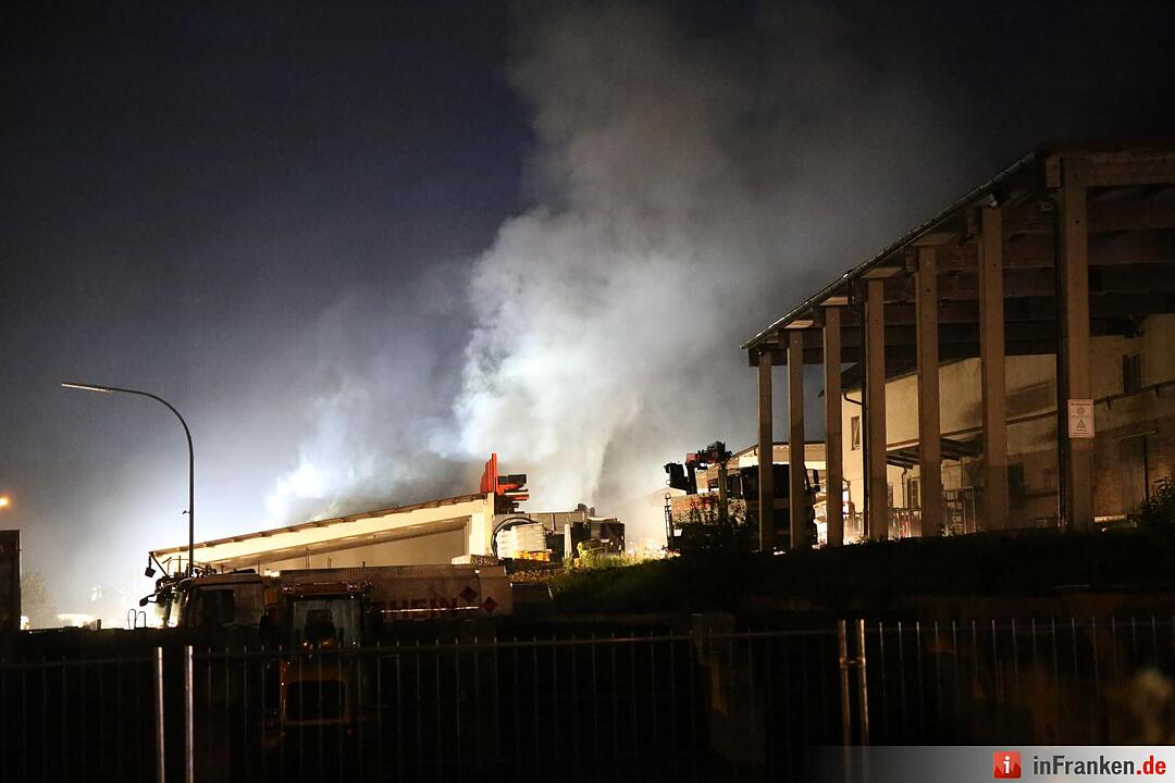 Brand in Baustoffhandel in Steinach