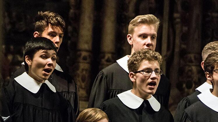 Faszination Chorgesang: Der Windsbacher Knabenchor beeindruckte zahlreiche Zuhörer in der Coburger Morizkirche.Foto: Jochen Berger