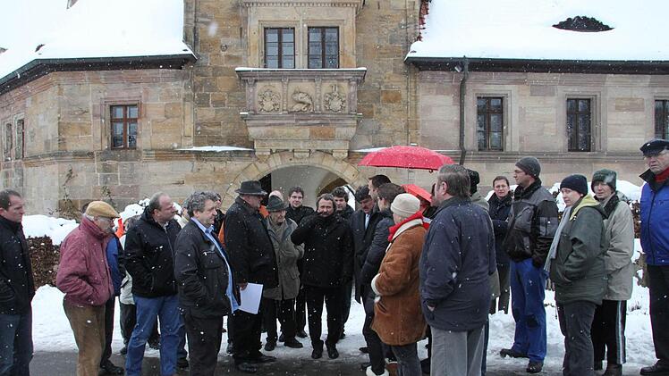 Der Ortstermin stieß auf großes Interesse.