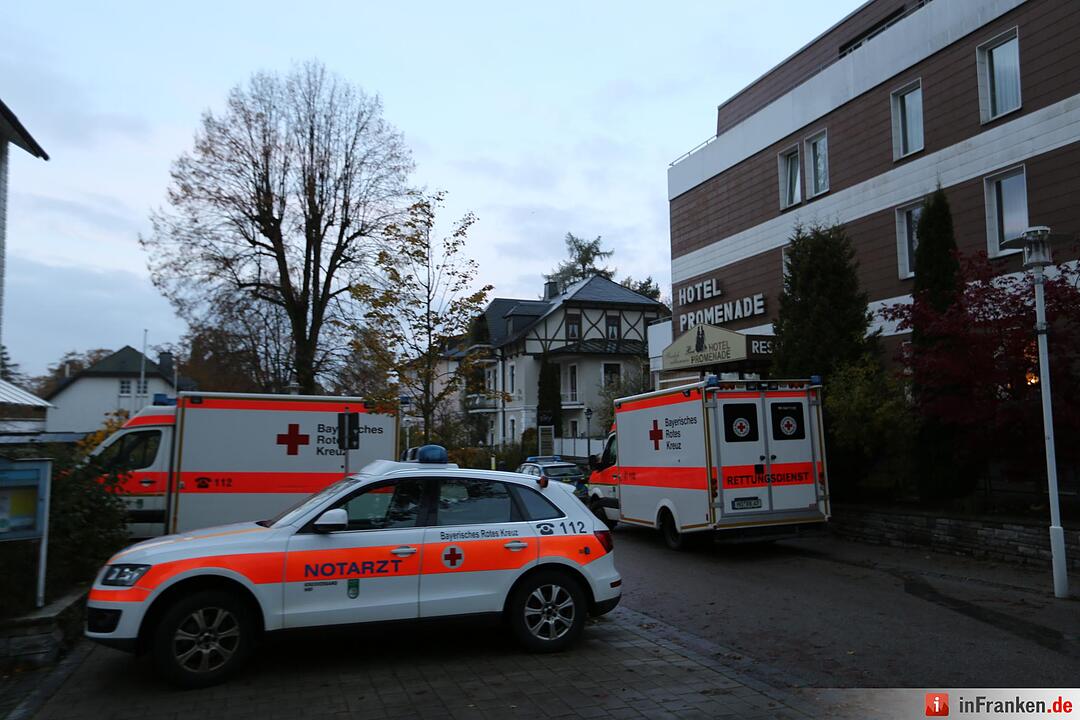 BRK-Einsatz in Hotel in Bad Steben