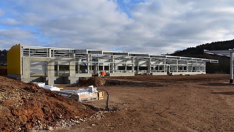 Hier entsteht das neue Verteilzentrum der Post. Foto: Petra Malbrich