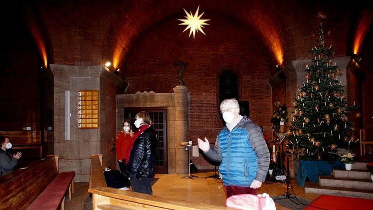 Hielten ihre Predigt in Slamform (vl): Studentin  Katja Steiger, Pfarrerin Anne Schneider und Pfarrer i.R. Günther Schardt.